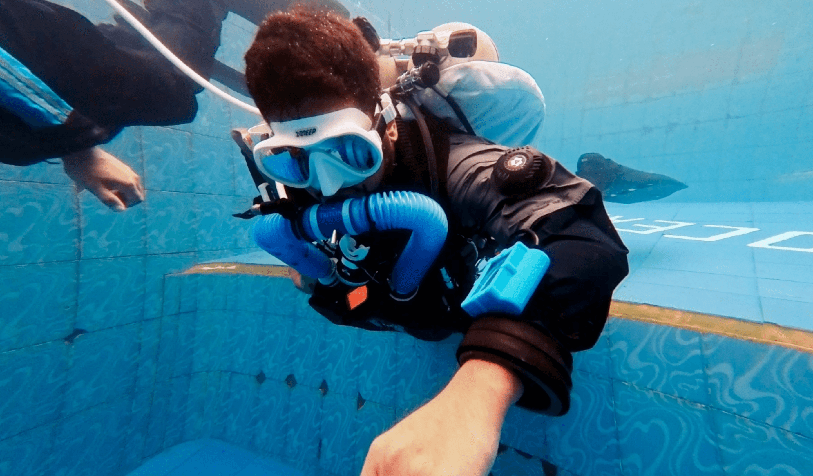 Discover CCR Diving Triton JJ first experience